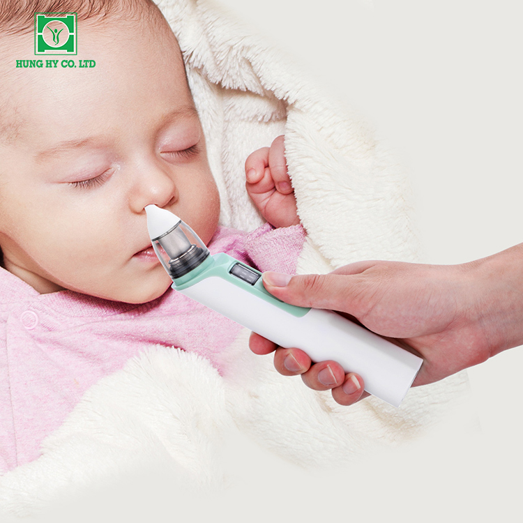 Cách sử dụng máy hút mũi cho trẻ sơ sinh với máy hút mũi bằng điện