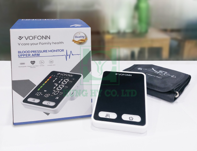 Máy đo huyết áp bắp tay điện tử Vofonn AXD-806