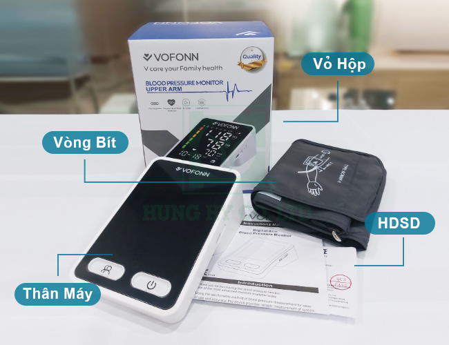 Phụ kiện máy đo huyết áp Vofonn AXD-806